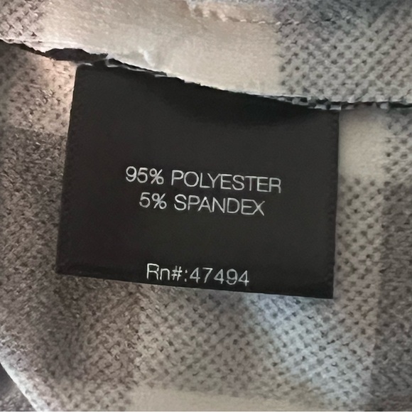 Norma Kamali black and white checked crossover top Size XS - Picture 12 of 14